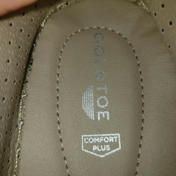 Gold Toe Comfort Plus New Size 8.5 Wide Black Slip - Picture 3 of 8